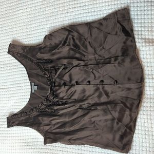 J Jill sleeveless summer silk top size 10 petite